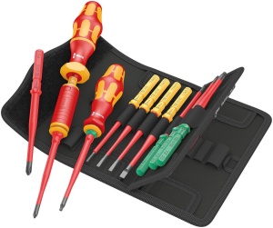 Set de surubelnite cu cuplaj Wera Kraftform Kompakt VDE 16, izolate, cu 6 schimbatoare