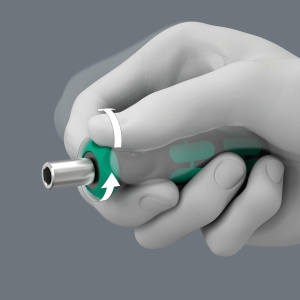 Set de surubelnite cu maner Kraftform Wera 14 piese, ergonomice, cu functie de ratchet - Img 3