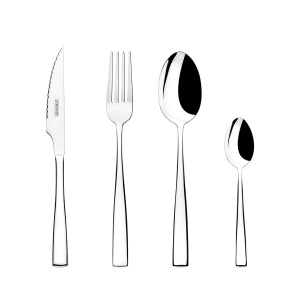 Set de Tacamuri Monix Siena pentru 6 Persoane, Otel Inoxidabil, Design Modern - Img 3