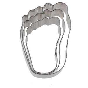 Set de taietor de prajituri Westmark, diferite dimensiuni, otel inoxidabil, picioare de branza, 3 bucati, argintiu, 31972260 - Img 1