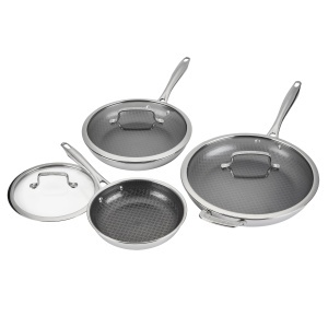 Set de tigai din inox Cuisinart PURELYSEAR, 6 piese, cu antiaderenta ceramica