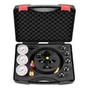 Set de umplere si testare cu azot VEVOR, 3 manometre (1500, 4000, 6000 PSI), 6 adaptoare - Img 9