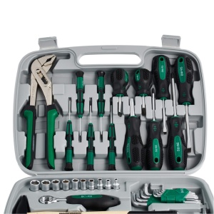 Set de unelte Bruder Mannesmann M29057 57 piese lame din otel crom-vanadiu - Img 7