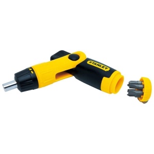 Set de unelte cu clichet Stanley 25 piese, maner articulat, in cutie - Img 2