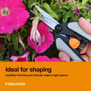 Set de unelte de gradinarit Fiskars 15 piese, cu lama din otel inoxidabil, manere ergonomice - Img 7