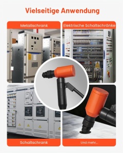 Set de unelte hidraulice VEVOR TPA-10, 10 t, 6 matrice, 22,5-61,5 mm - Img 6
