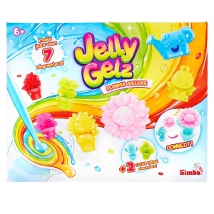 Set Deluxe Creativ Simba Jelly Gelz Flower 7 Figurine Gel, 2 Flori, 5 Becheri - Img 7