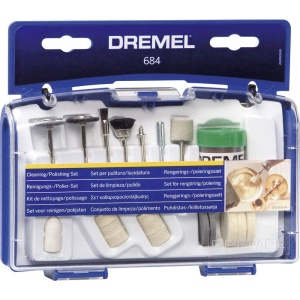 Set Dremel 684 pentru curatare si polishare, 20 accesorii, multicolor - Img 1