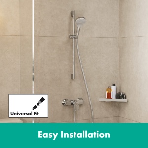 Set dus hansgrohe Vernis Blend, 0,65m, 2 tipuri de jet, crom - Img 6