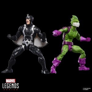 Set Figurine Actiune Hasbro Marvel Legends Black Bolt si Triton, 15 cm, 12 Accesorii - Img 5