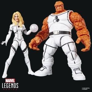 Set Figurine de Colectie Marvel Legends - The Thing si Invisible Woman, 15 cm, Premium - Img 3