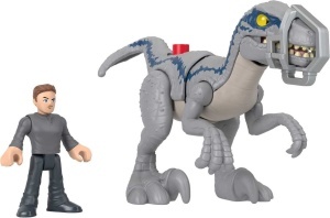 Set Figurine Fisher-Price Jurassic World - Blue si Owen, pentru copii 3
