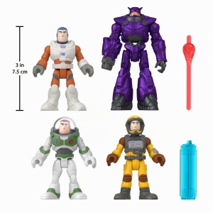 Set Figurine Imaginext Fisher-Price HGT28 cu 4 personaje mobile pentru copii 3-8 ani - Img 5