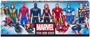 Set Figurine Marvel Avengers Titan Hero - 7 Figurine de 30 cm cu Accesorii