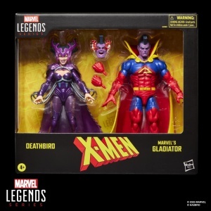 Set Figurine Marvel Legends X-Men Deathbird si Gladiator, 15 cm, 3 accesorii - Img 1