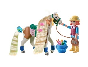 Set Figurine PLAYMOBIL 71639 Ellie si Pinto cu Accesorii pentru Frisuri Creative - Img 6