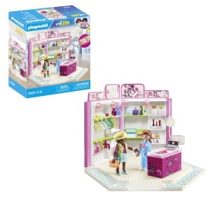 Set Figurine PLAYMOBIL MyLife 71537 Beauty Boutique, 5 ani, accesorii incluse