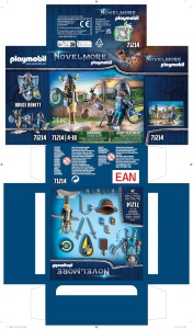 Set Figurine PLAYMOBIL Novelmore 71214, 24 piese, pentru copii de la 4 ani - Img 9