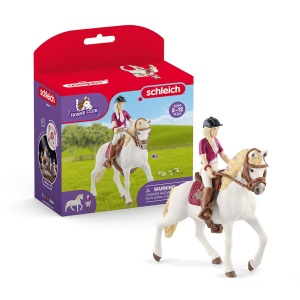 Set Figurine Schleich Horse Club Sofia si Blossom, 10 piese, pentru copii de la 5 ani