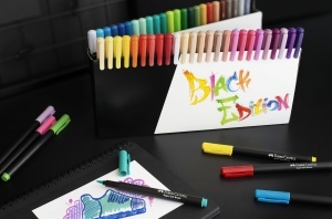 Set Filtre Faber-Castell Black Edition 50 Markere cu Pinsel - Img 3
