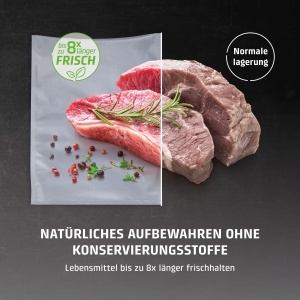 Set folii pentru vidat CASO Profi BPA-free rezistente ideale pentru sous-vide - Img 6