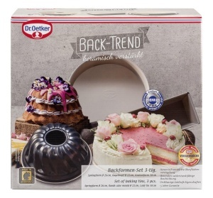 Set forme de copt Dr. Oetker Back Trend, 3 piese, antiaderente, rezistente pana la 230C - Img 2