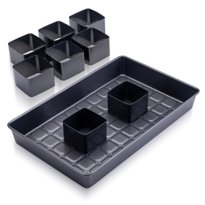 Set forme de copt Zenker pentru numere si litere, 9 piese, rezistent la caldura, negru - Img 1