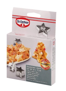 Set forme de prajituri Dr Oetker 6 piese stelute usor de curatat argintiu - Img 9