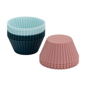 Set forme pentru briose Dr Oetker Vintage 12 piese silicon platina rezistenta temperatura -40degC pana la 230degC - Img 3