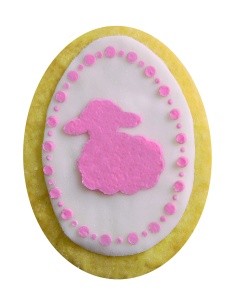 Set forme prajituri Dr Oetker Goldiges Ostern 5 piese argintiualb cu sabloane decorative - Img 4