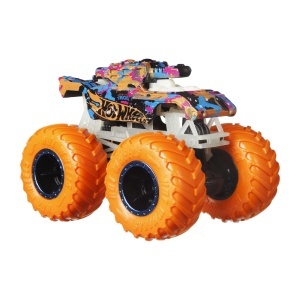 Set Hot Wheels Monster Trucks cu 10 Vehicule Die-Cast, Efect de Lumina in Intuneric, 164 - Img 6