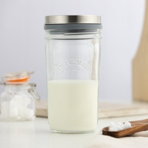 Set Kefir Kilner, 500 ml, cu capac din inox si carte de retete - Img 2