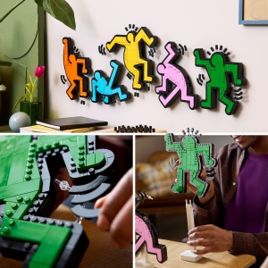 Set LEGO Art Keith Haring Tanzande Figuren 31216, 1773 piese, decorativ - Img 4