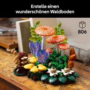 Set LEGO Botanicals Waldpilze - Plante artificiale pentru decor - 806 piese - Img 2