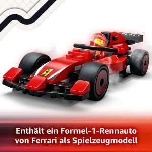 Set LEGO City Boxenstopp F1 cu Ferrari si 5 Minifiguri, 322 Piese - Img 5