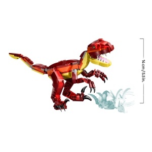 Set LEGO Creator 3in1 Dinozauri - Velociraptor, Stegosaurus, Pterosaur, 283 piese - Img 8