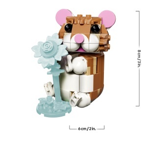 Set LEGO Creator 3in1 Hamster cu Floare - 166 piese, pentru copii 7 - Img 9