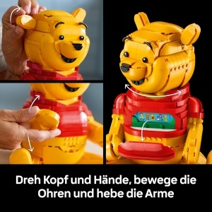 Set LEGO Disney Winnie Puuh 43300 cu 1399 piese, figurine si detalii ascunse - Img 4