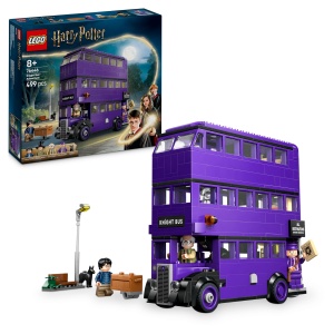 Set LEGO Harry Potter - Autobuz Fermecat cu 5 Figurine si Accesorii, 76446
