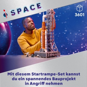 Set LEGO Icons NASA Artemis Startrampe 10341, 3601 piese, model detaliat, decorativ - Img 2