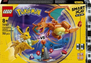 Set LEGO Interactiv Pokemon - Ultimul Duel Glurak Blitza, 751 Piese