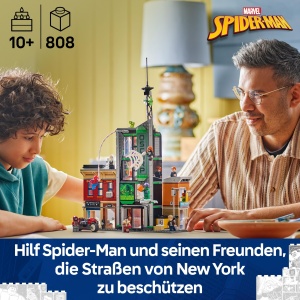 Set LEGO Marvel Spider-Man vs. Oscorp 76324 cu 8 Minifiguri, 808 Piese - Img 2