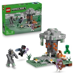 Set LEGO Minecraft Blasser Garten 21586 - 243 piese, pentru copii 7 ani