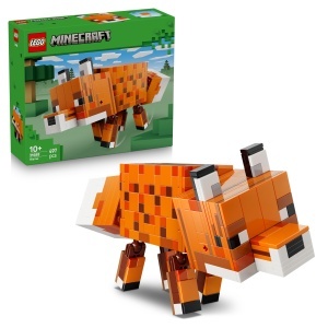 Set LEGO Minecraft Fuchs 21588, 497 piese, figura mobila pentru copii de 10 ani