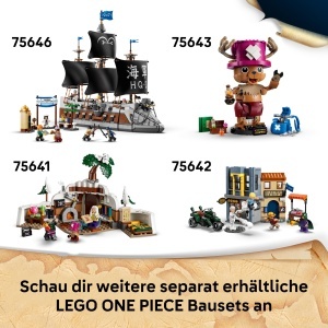 Set LEGO ONE PIECE Duell im Schloss Drumm 75645 cu 6 Minifiguri pentru copii - Img 7