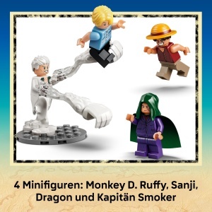Set LEGO ONE PIECE Showdown cu Kapitan Smoker, 547 piese, pentru copii 9 - Img 6