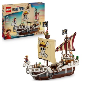 Set LEGO ONE PIECE - Vasul Pirat Flying Lamb (75639) - 1376 piese, 5 figurine