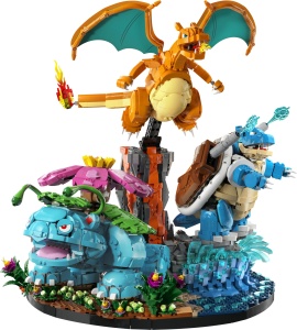 Set LEGO Pokemon Bisaflor, Glurak si Turtok 72153, 6838 piese, 3 figurine - Img 8