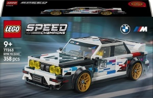 Set LEGO Speed Champions BMW M3 E30 - 358 piese, 1 minifigur, design autentic - Img 6