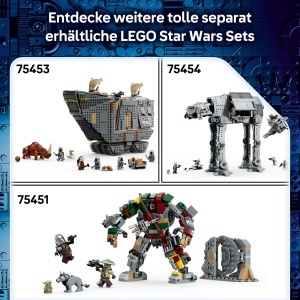 Set LEGO Star Wars 75453 Offworld Sandkrawler cu 5 Minifigurine si Grogu - Img 7